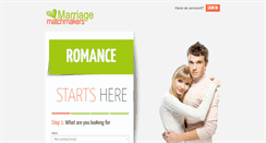 Desktop Screenshot of marriagematchmakers.com